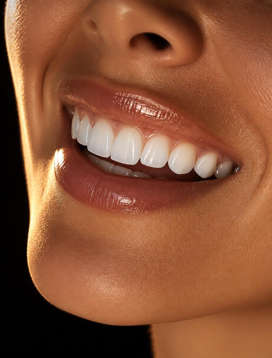 Zâmbet natural după tratament de estetică dentară
